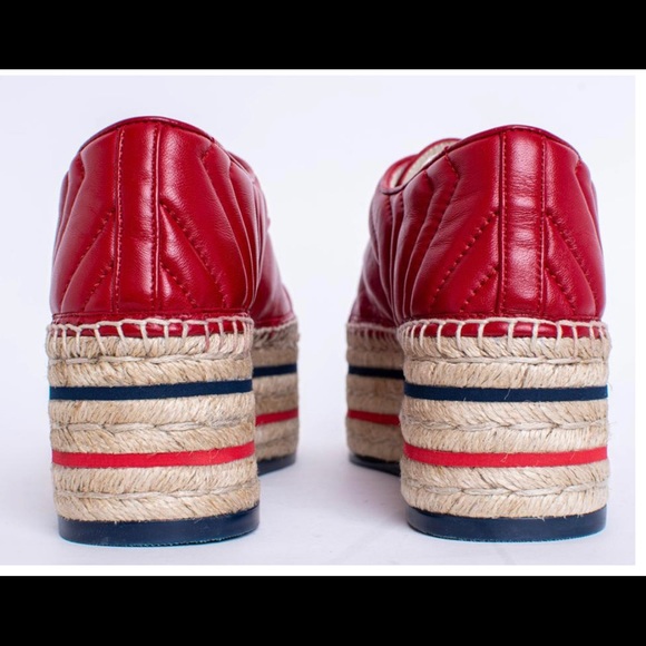Gucci platform espadrilles, Red and so comfy - Picture 4 of 8